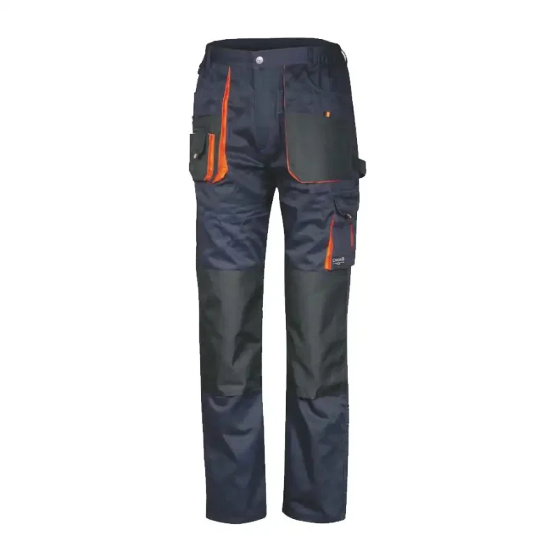 Fageo panteloni ergasias navy orange