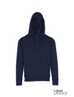 ζακετα φουτερ κουκουλα μπλε